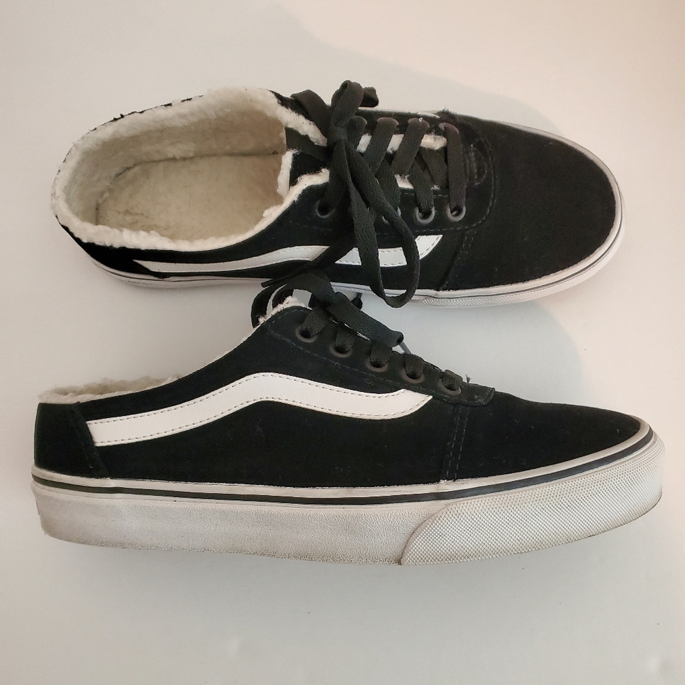 Vans Black and White Women's Shoes